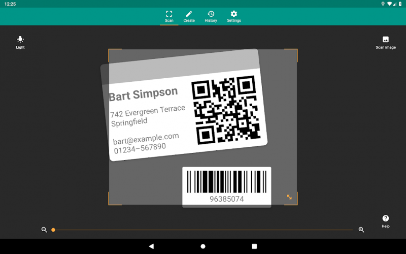 QR Barcode Scanner TeaCapps